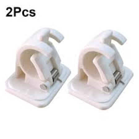 1 Set 2 Pcs Self-Adhesive Hooks Wall Mounted